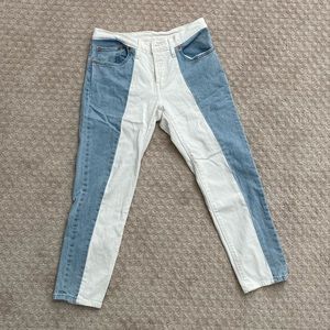 Levi’s two tone jeans